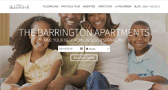 Desktop Screenshot of barrington-apts.com
